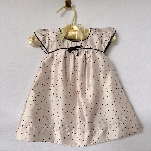 gap brown polka dot dress Jasmine Tie Mini Dress, in Chocolate Brown Polka Dot, Size: Medium | Show Me Your Mumu main image 1